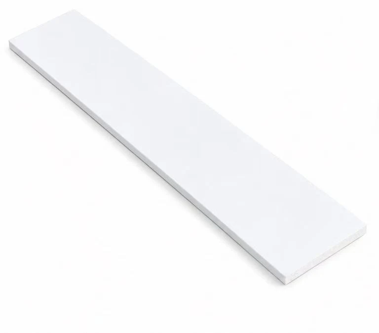 Straight Edge White PS Skirting Board Trim suppliers