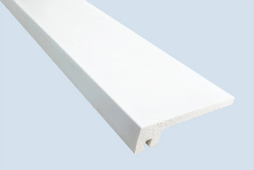 Trim Papan Penyisipan Polystyrene Putih Seragam